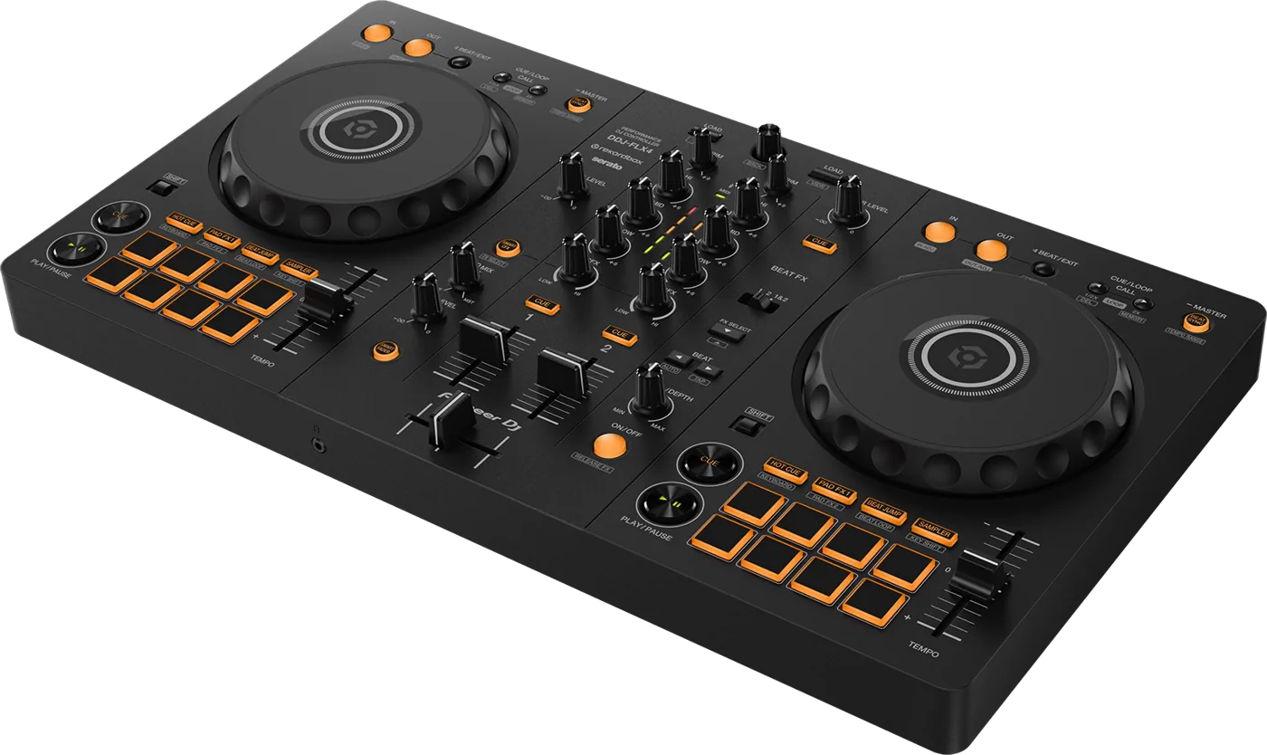 Pioneer DJ DDJ-FLX4 — онлайн-уроки на этом контроллере с преподавателем Scratch DJ School